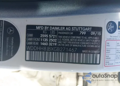 2016 Mercedes-Benz E 350 4Matic from USA, damaged, VIN WDDHH8JBXGB271467